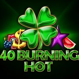 40 Burning Hot slot logo by Amusnet Interactive at Yay Casino40 Burning Hot