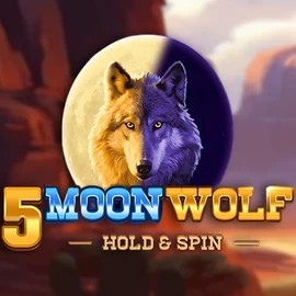 5 Moon Wolf slot logo by Apparat Gaming at Yay Casino5 Moon Wolf