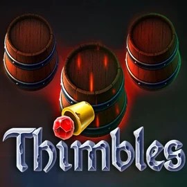 Thimbles slot logo by Evoplay at Yay CasinoThimbles